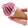 Fagylalt alakú kicsi tölthető szexuális segédeszköz tölcsérrel.
