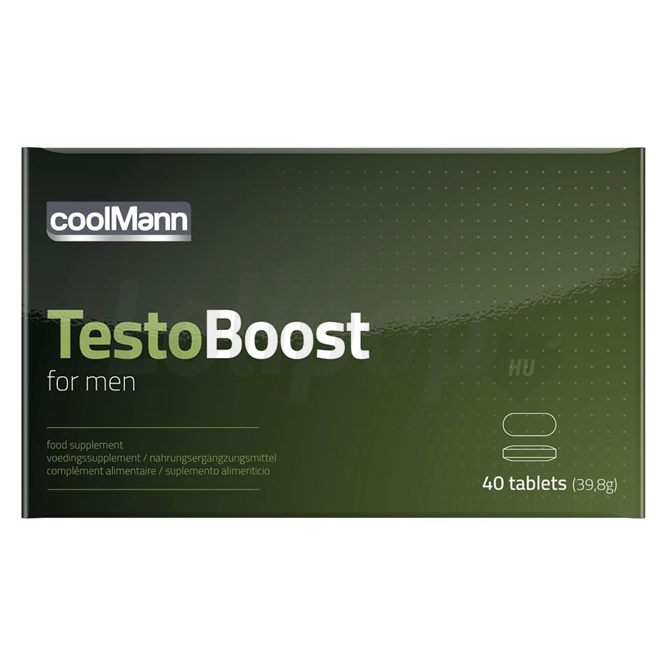 CoolMann Testo Boost tabletta a szexuális erő növelésére 40 ks