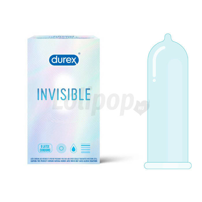 Durex Invisible - extra vékony, extra síkos 10 db