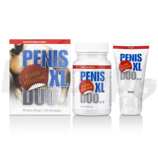 Penis XL Duo krém és tabletta az erekció támogatására 30 ml + 30 ks