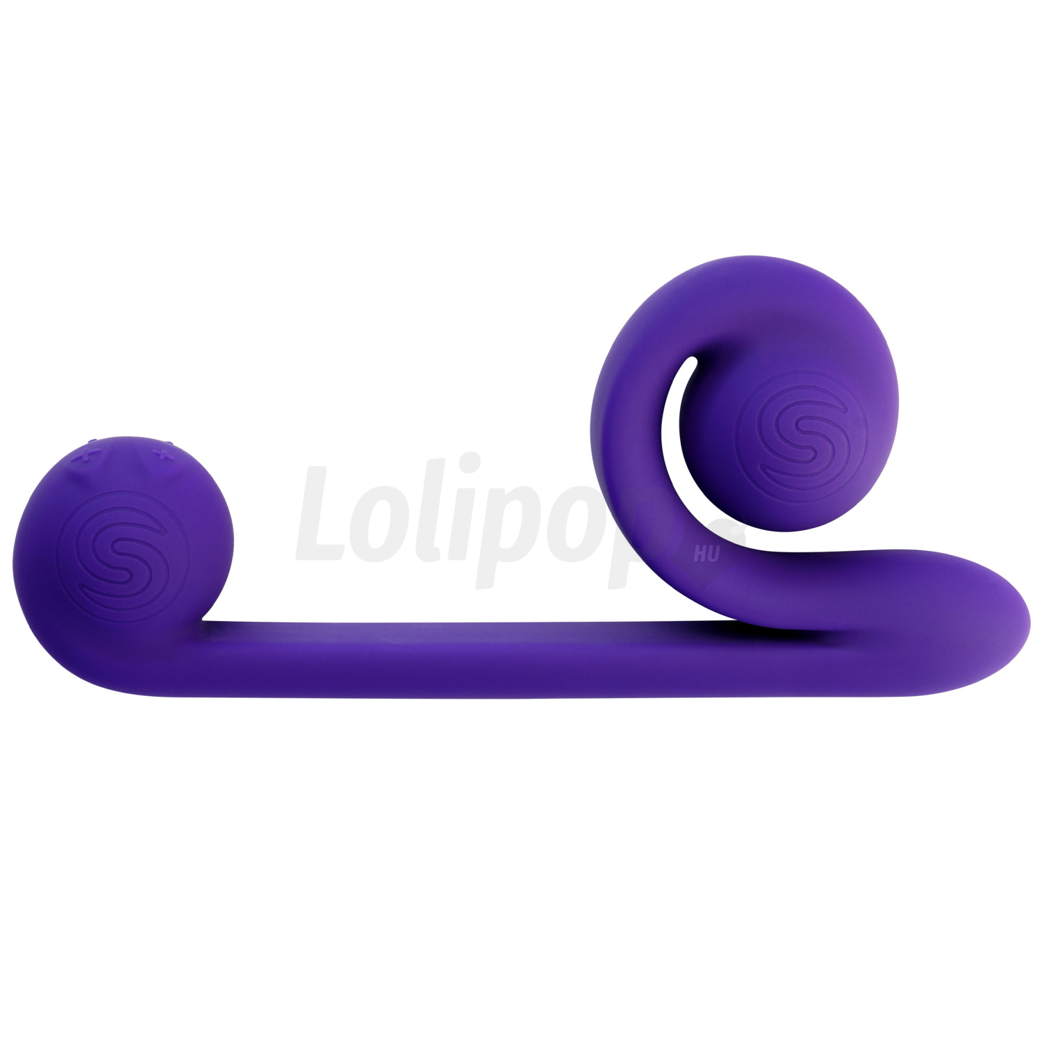 Snail Vibe Duo - akkus, 3in1 stimulációs vibrátor (lila)