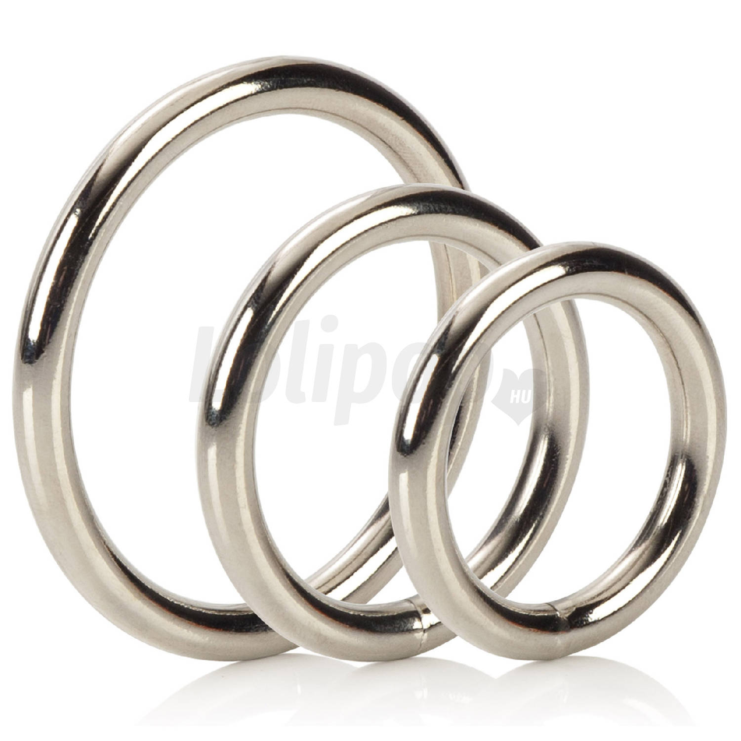 Silver Ring fém péniszgyűrű szett 3 db