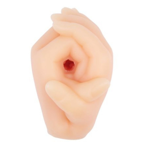Kétoldalas vagina/popsi maszturbátor kezek formájában