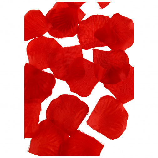 Romantikus, piros rózsaszszirmok az Adventurous Anal Starter szett részeként.