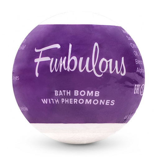 Obsessive Funbulous fürdőbomba feromonokkal a pihentető és érzéki fürdőzés élményéhez.