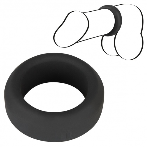 Black Velvets szilikon péniszgyűrű 2,6 cm