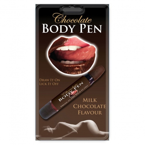 Csokoládés toll a testre