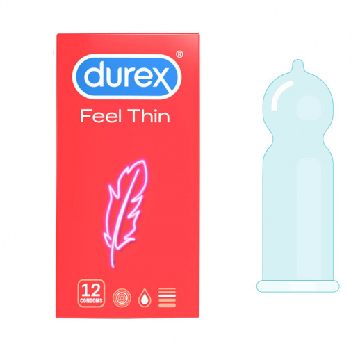 Durex Feel Thin óvszer 12 darabos csomagolásban