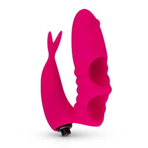 G-pont ujjvibrátor klitorisz stimulátorral rózsaszín