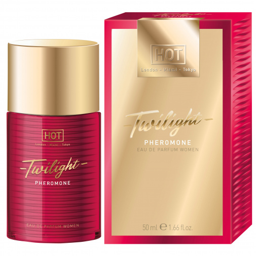 Nagy üveg feromon parfüm HOT Twilight Pheromone Parfum nőknek, érzéki, izgalmas illattal.