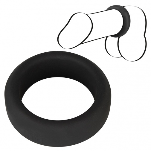 Black Velvets szilikon péniszgyűrű 3,2 cm