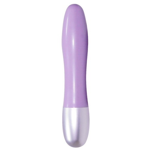 Világos lila színű szilárd, sima mini vibrátor erős egyfokozatú rezgéssel, hüvelyi vagy anális stimulálásra