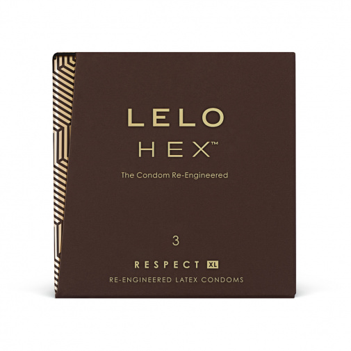 Lelo Hex Respect XL extra vékony óvszer 3 db