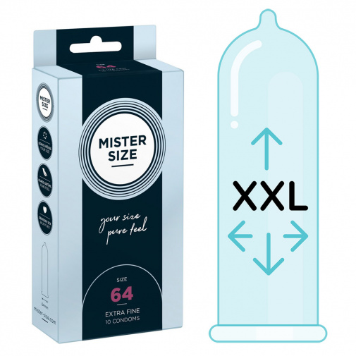 Mister Size thin 64 mm vékony óvszer - 10 db
