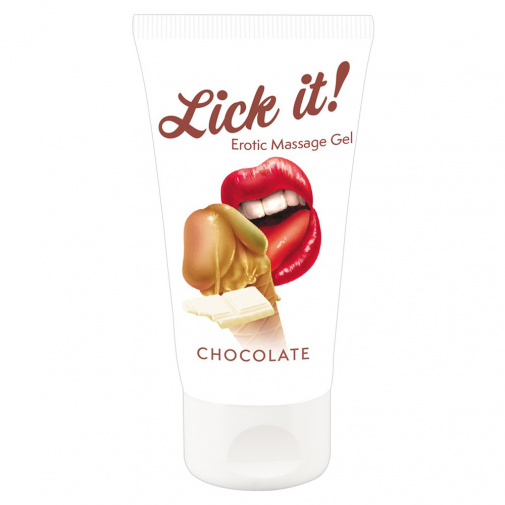 Lick-it 2v1 masszázs síkosító fehér csokoládé 50 ml