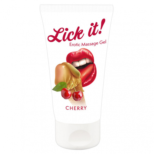 Lick-it 2v1 masszázs síkosító cseresznye 50 ml