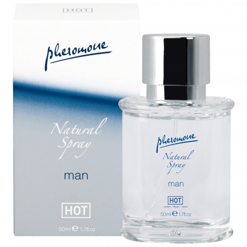 HOT Natural Extra erős, illatmentes feromon férfiaknak 50 ml