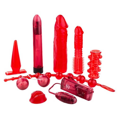 Red Roses szexuális segédeszközszett - sérült csomagolás