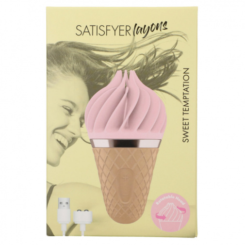 A mini Satisfyer Sweet Sensation masszázs wand csomagolása.