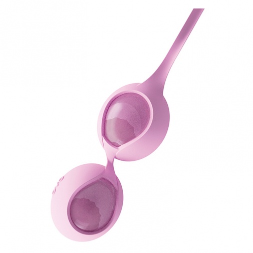 Rózsaszín cserélhető szilikon gésagolyók 2 különböző súlyban az OVO L1A márkától