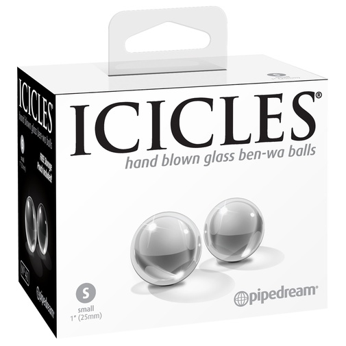 Minőségű Icicles No. 41 üveg gésagolyók hozzájárulhatnak az orgazmus készség javításához.