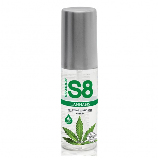 50 ml-es CBD-t tartalmazó relaxációs Stimul8 Hybrid Cannabis síkosító.