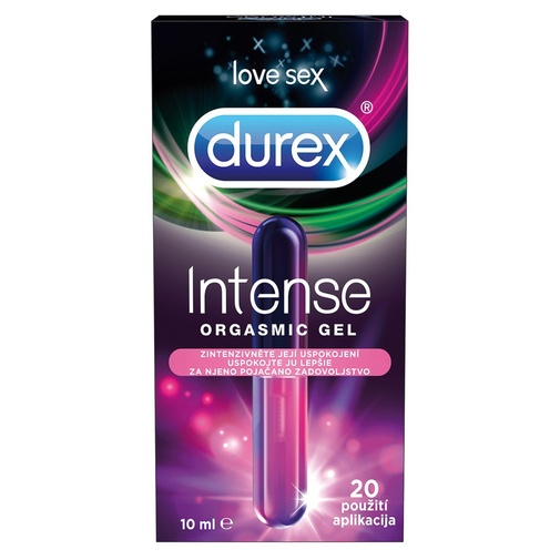 Speciális csiklóstimuláló gél Durex Intense Orgasmic az orgazmus intenzitásának fokozására