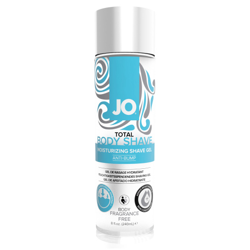 JO Body Shave borotvagél benőtt szőrszálak és irritáció ellen 240 ml