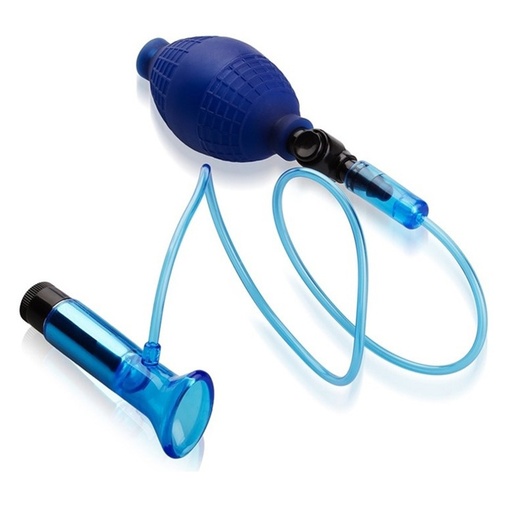 Kék színű vibráló vákuumos csiklópumpa