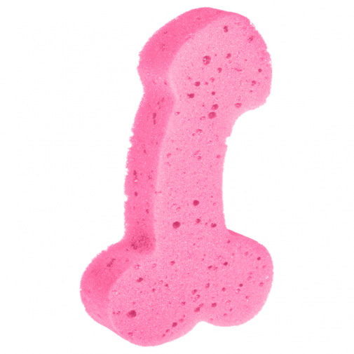 Penisz alakú zuhanyszivacs rózsaszín