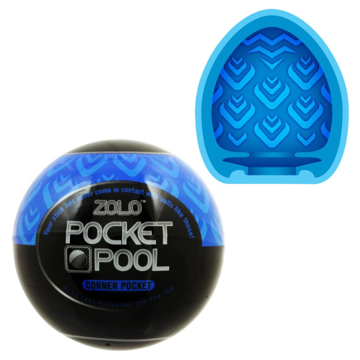 Pocket Pool stimuláló maszturbációs köpeny kék