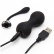 Fekete gésagolyó, USB kábellel újratölthető, szilikon felülettel
